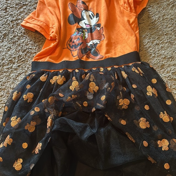 Disney Minnie Mouse Halloween hooded ears short sleeve tulle dress - Picture 6 of 6
